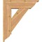 Ekena Millwork Traditional Traditional Smooth Bracket w/ Offset Brace, Western Red Cedar, 7 1/2"W x 24"D x 28"H BKT0806X24X28TRA01SWR - alternate 3